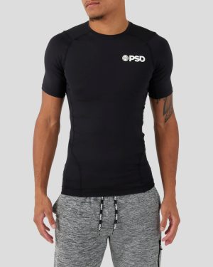 COMPRESSION TEE SHORT SLEEVE - BLACK