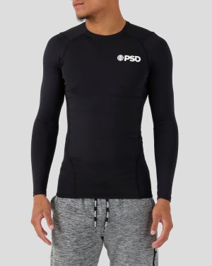 COMPRESSION TEE LONG SLEEVE - BLACK