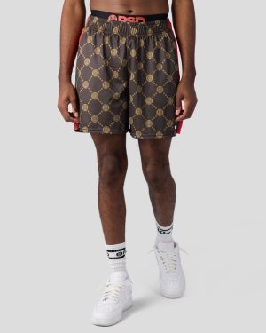 EMBLEM LUX BROWN ACTIVE SHORT